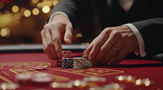 Betting interface showing Dragon, Tiger, and Tie betting options with odds display